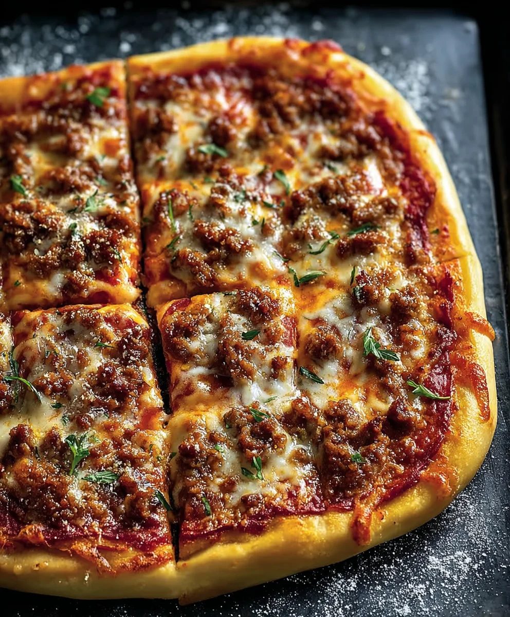 Ultimate School Pizza Recipe-Easy Beef Bake