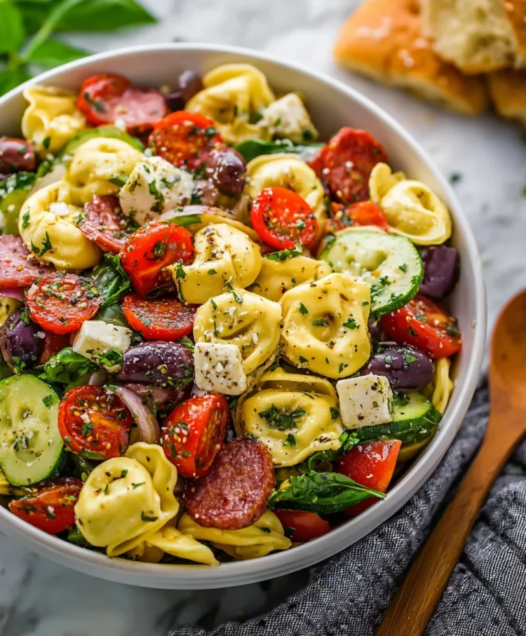 Easy Tortellini Pasta Salad Recipe- Delicious & Refreshing