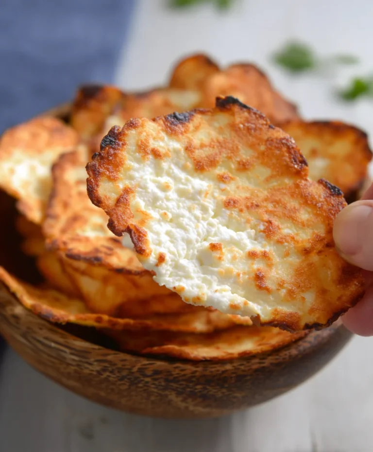Crispy Cottage Cheese Chips – Healthy Snack Idea