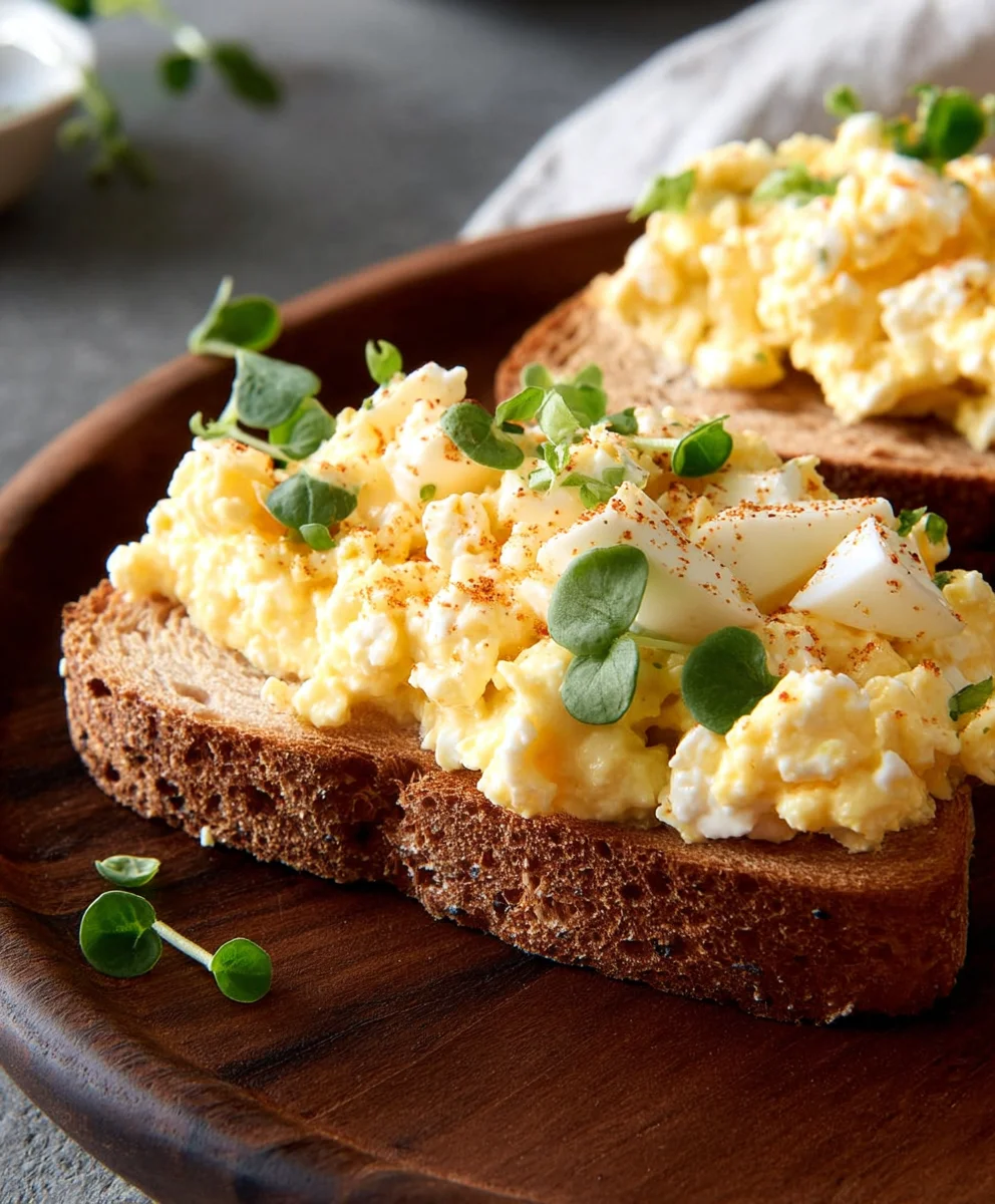 Cottage Cheese Egg Salad No Mayo - Creamy Healthy Twist