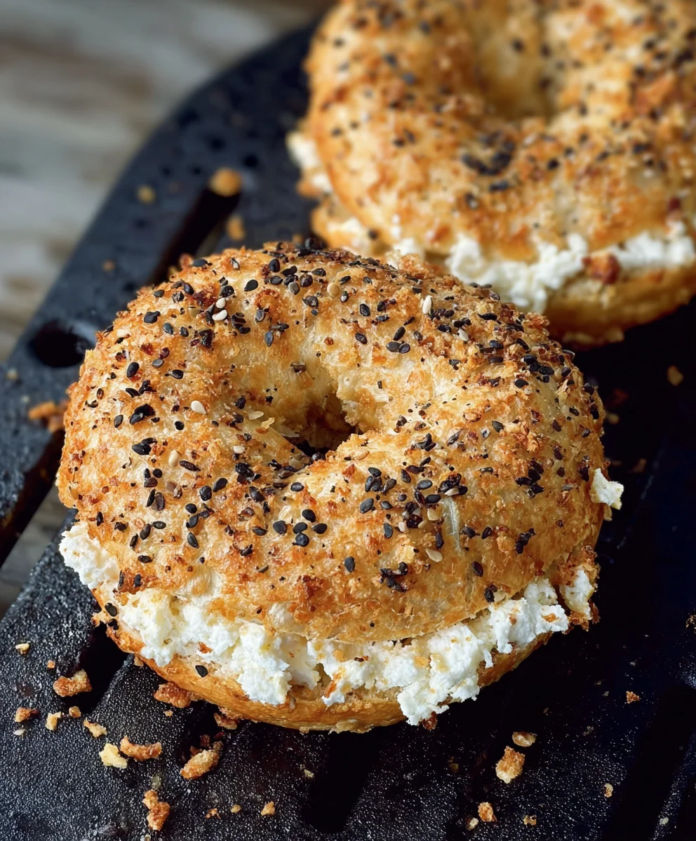Protein Bagels with Cottage Cheese-Healthy & Easy