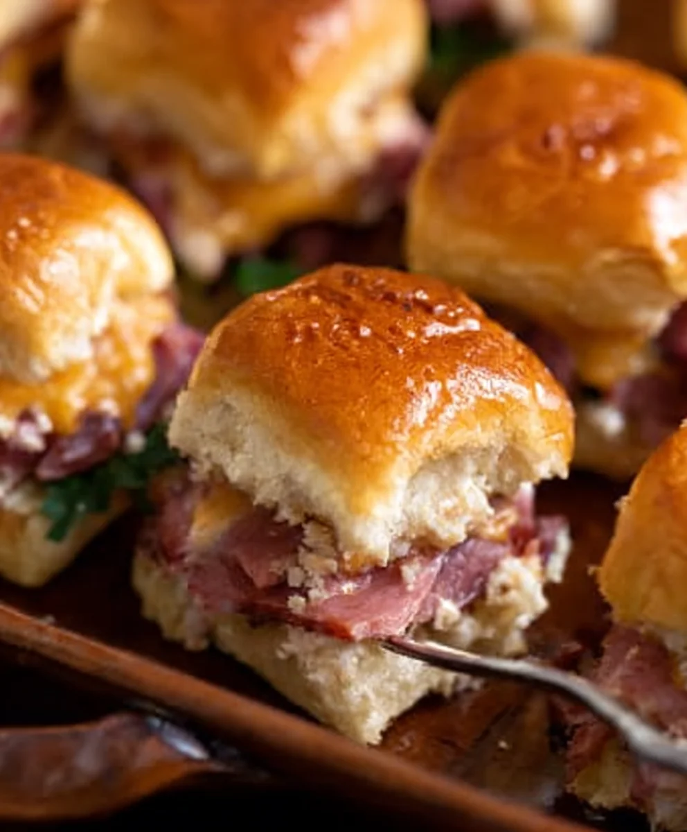 Mississippi Sin Beef Beef Ham Sliders-Easy Appetizer
