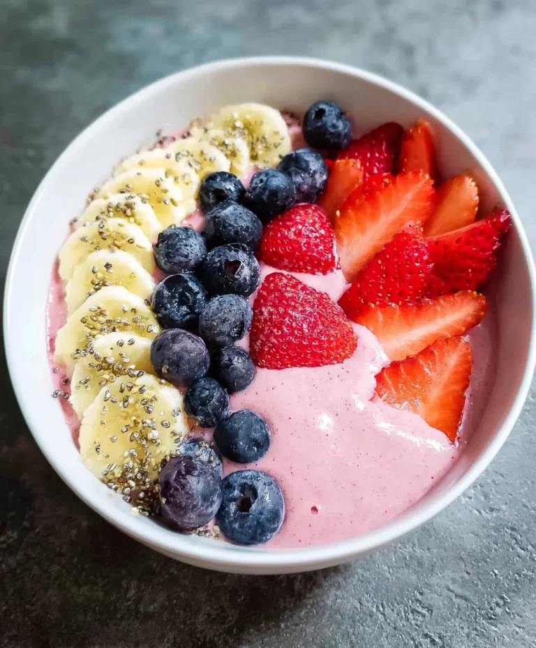 Quick Fruit Smoothie Bowl Greek Yogurt Recipe