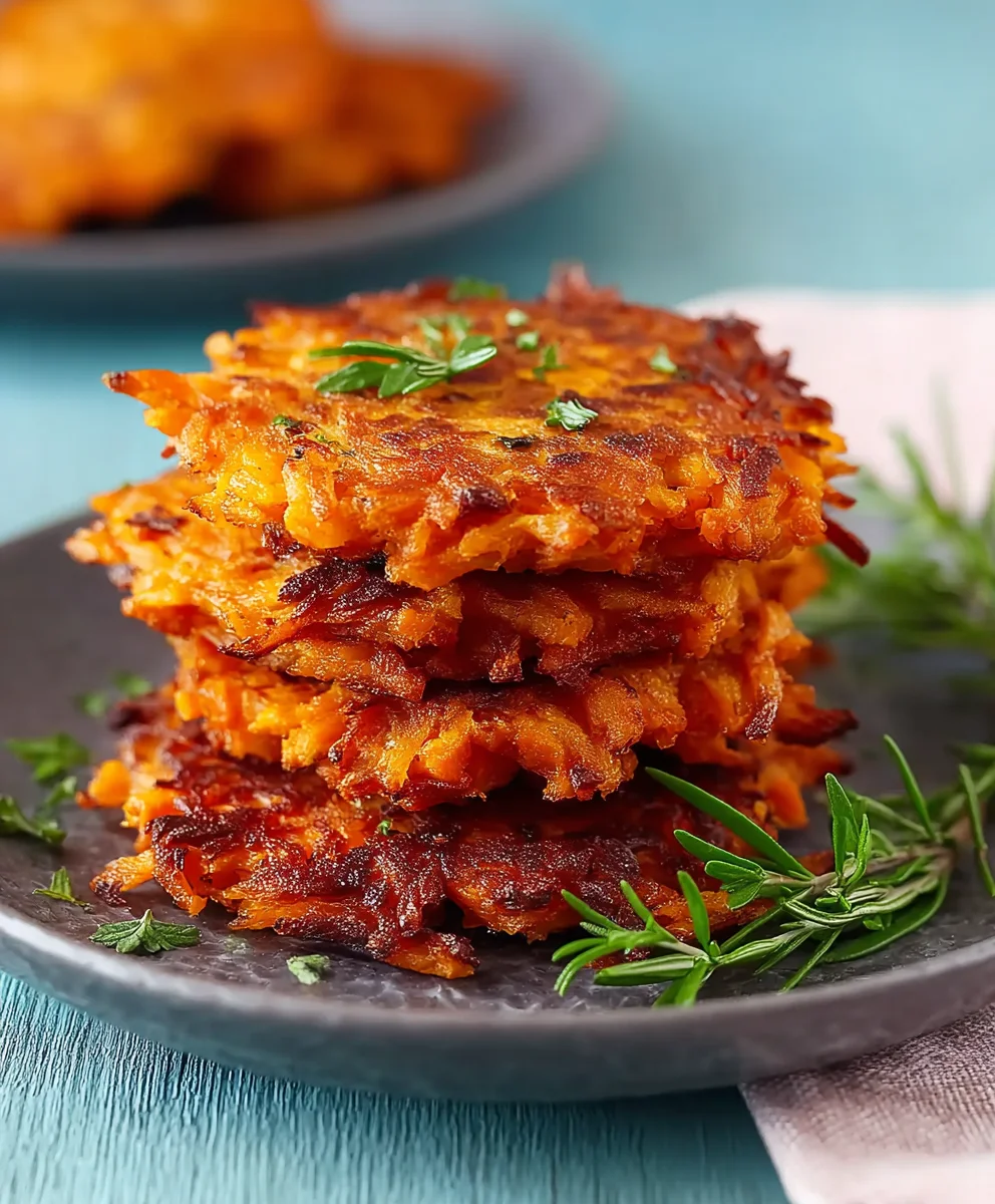 Savory Sweet Potato Hash Browns-Easy Delicious Recipe