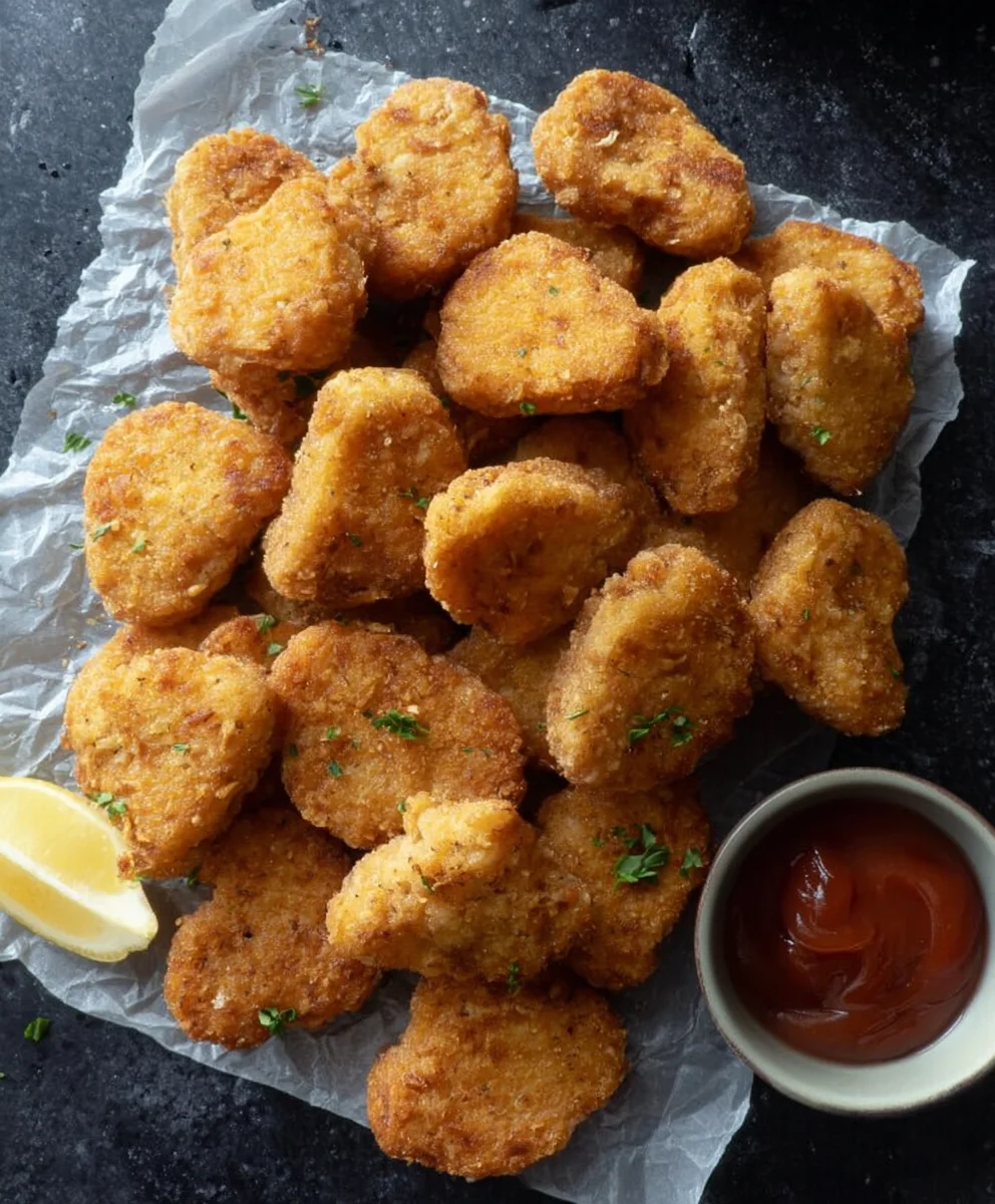 Easy Baked Chicken Nuggets- Crispy & Delicious