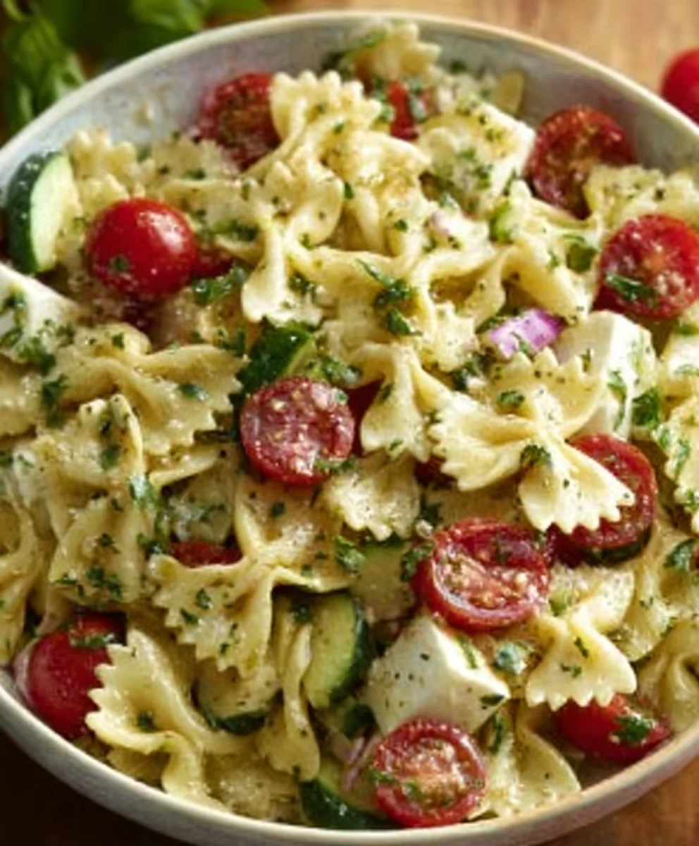 Bow Tie Pasta Salad Recipe- Delicious & Easy Side Dish