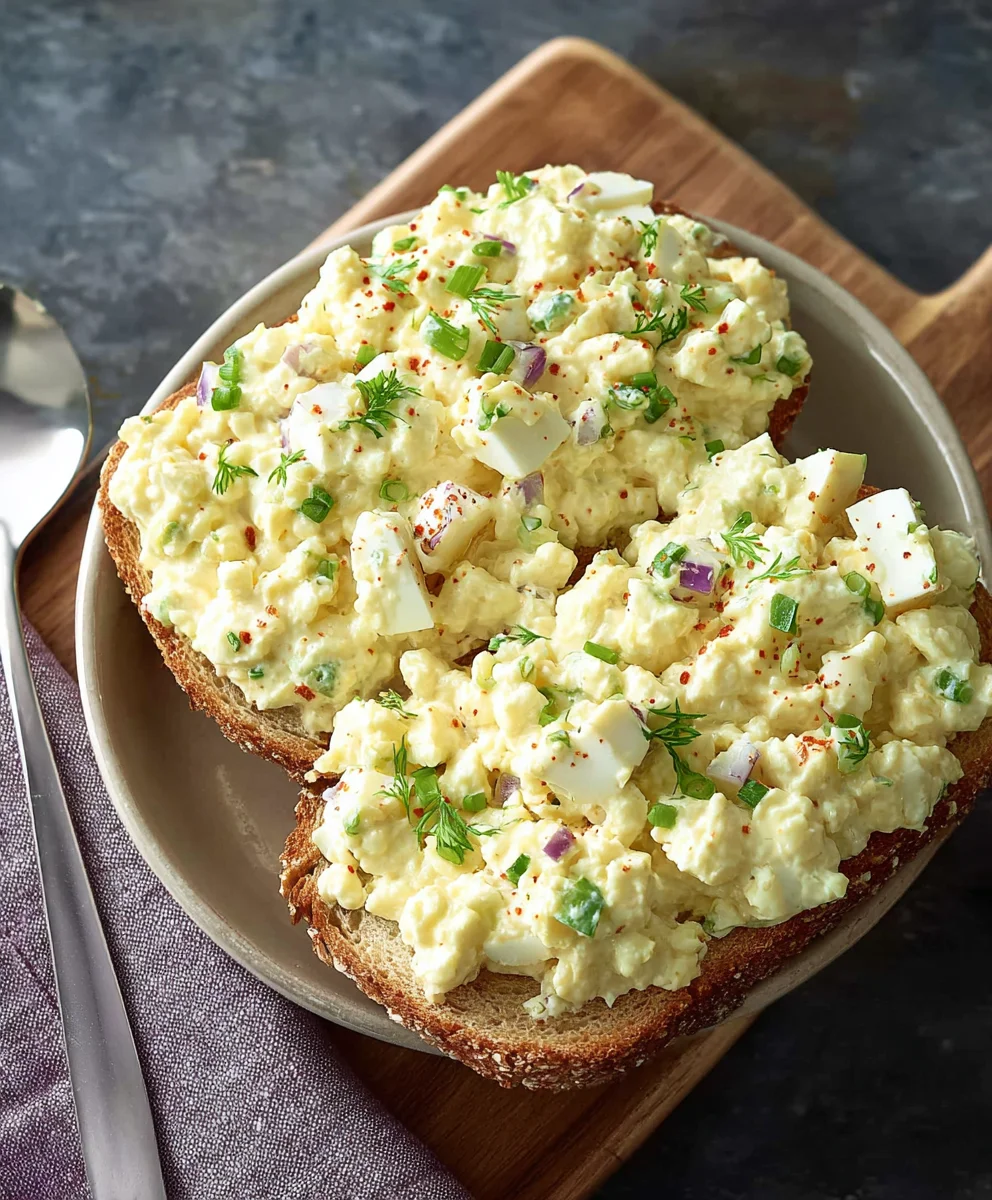 Simple Cottage Cheese Egg Salad-Creamy & Quick