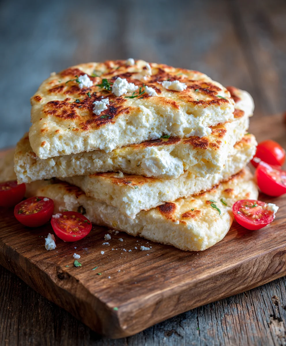 Easy Cottage Cheese Flatbread Recipe Quick Keto