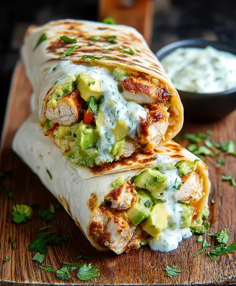 Easy Chicken Avocado Burritos- Quick & Delicious Meal