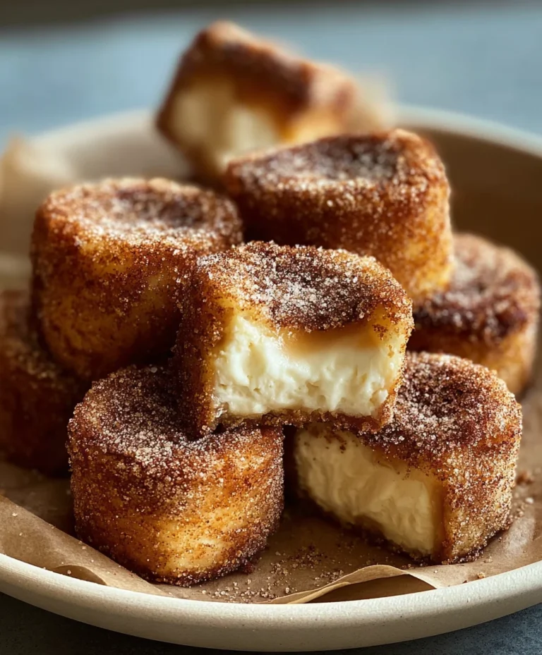 Churro Cheesecake Bites-Easy Sweet Dessert Recipe