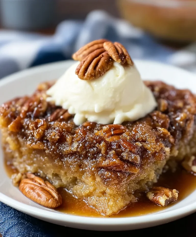Easy Pecan Pie Cobbler Recipe- Sweet Comfort Dessert