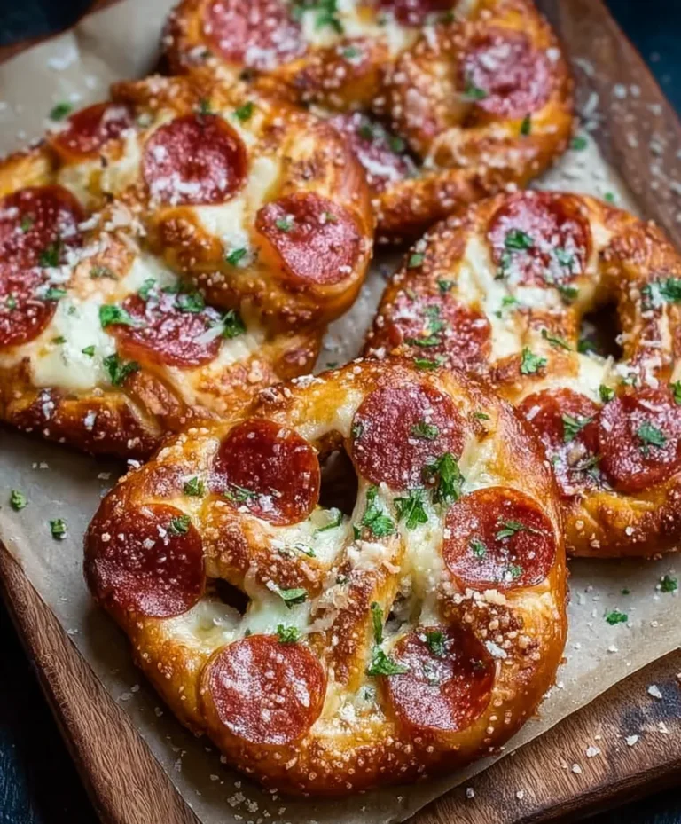 Garlic Butter Beef Beef Pepperoni Pizza Pretzels
