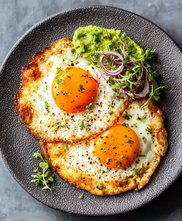 Crispy Feta Fried Eggs – Easy & Delicious Recipe