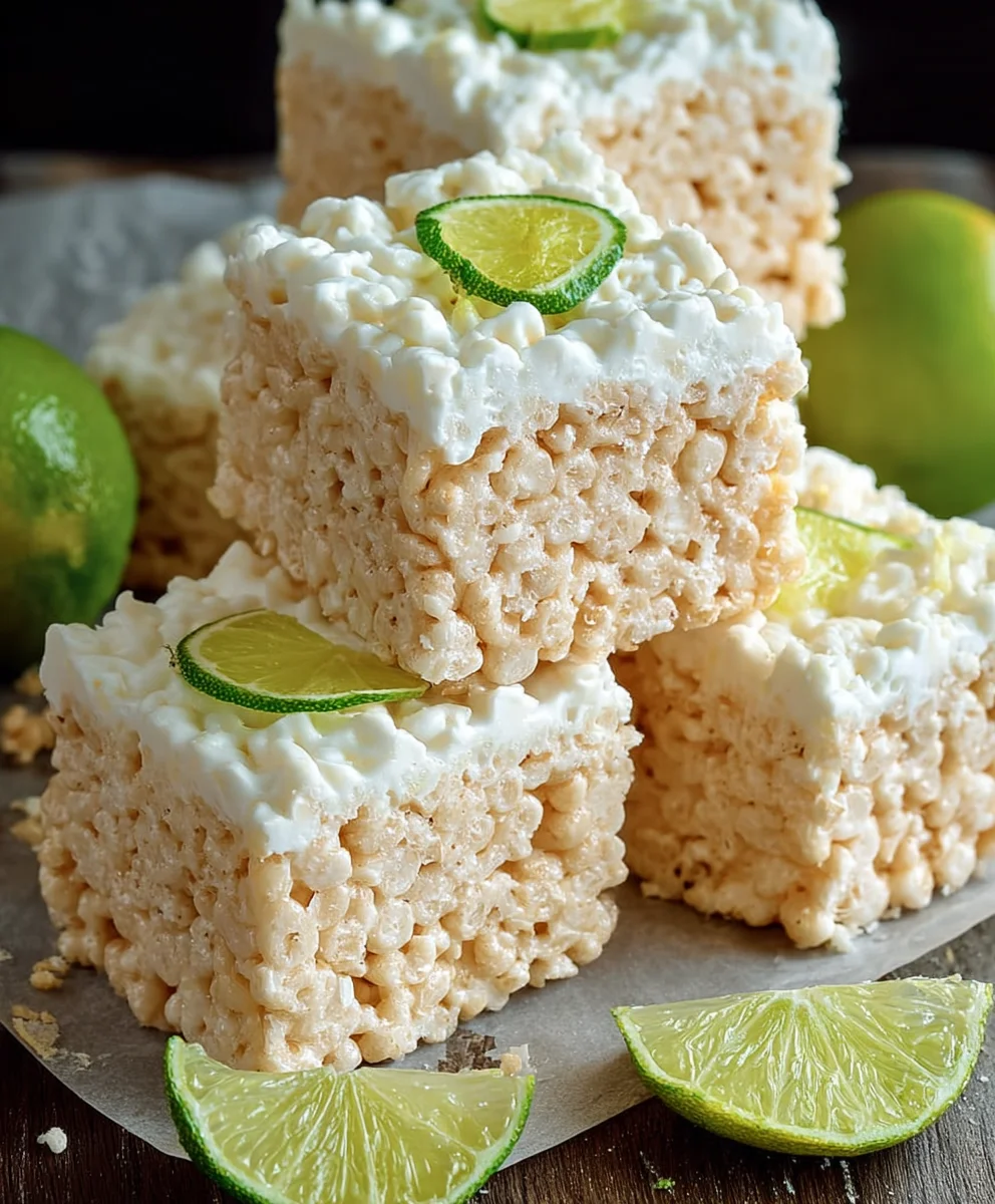 Key Lime Pie Rice Treats - Zesty & Sweet Dessert