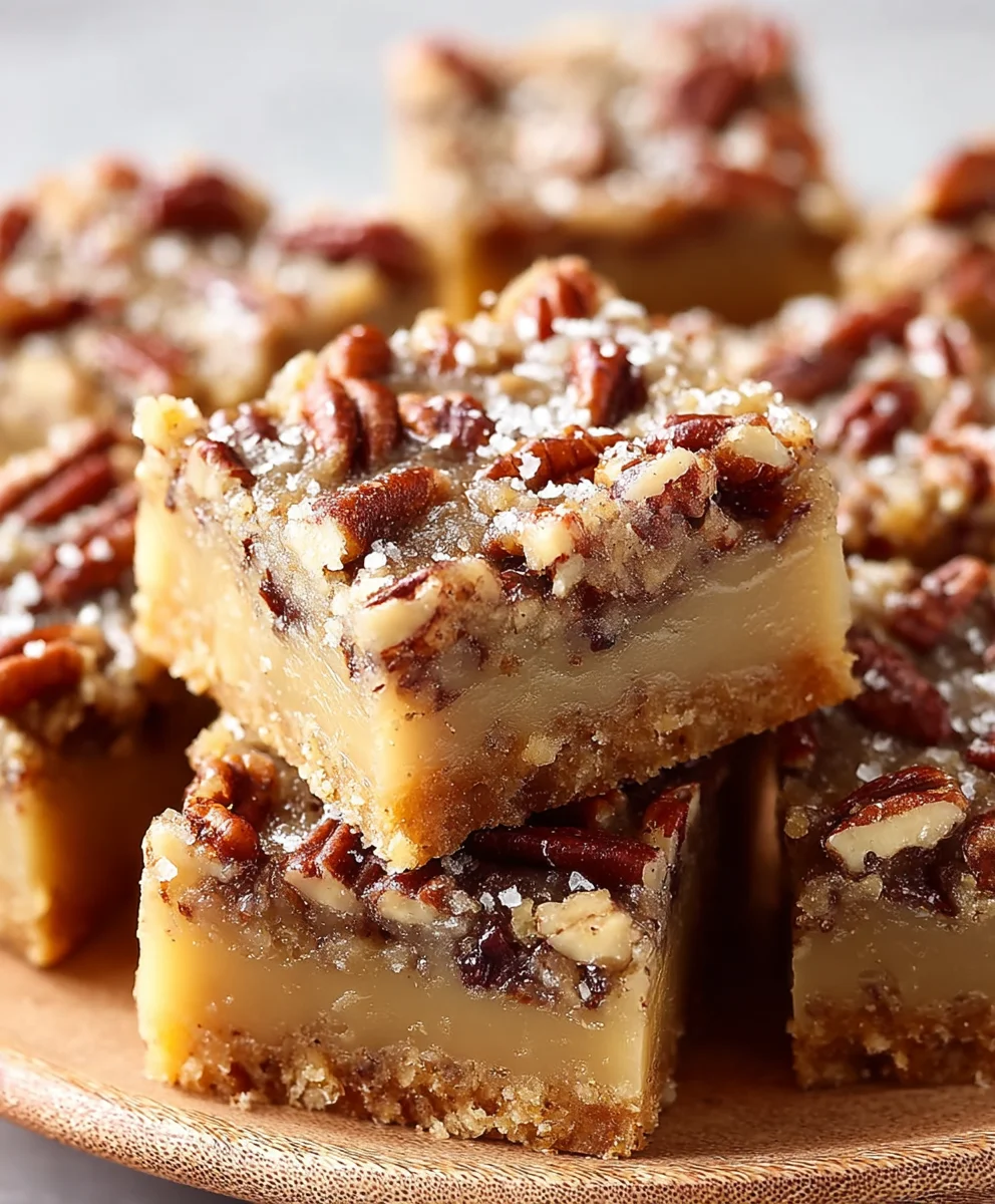 Carolina Pecan Bars - Deliciously Nutty & Sweet Treats