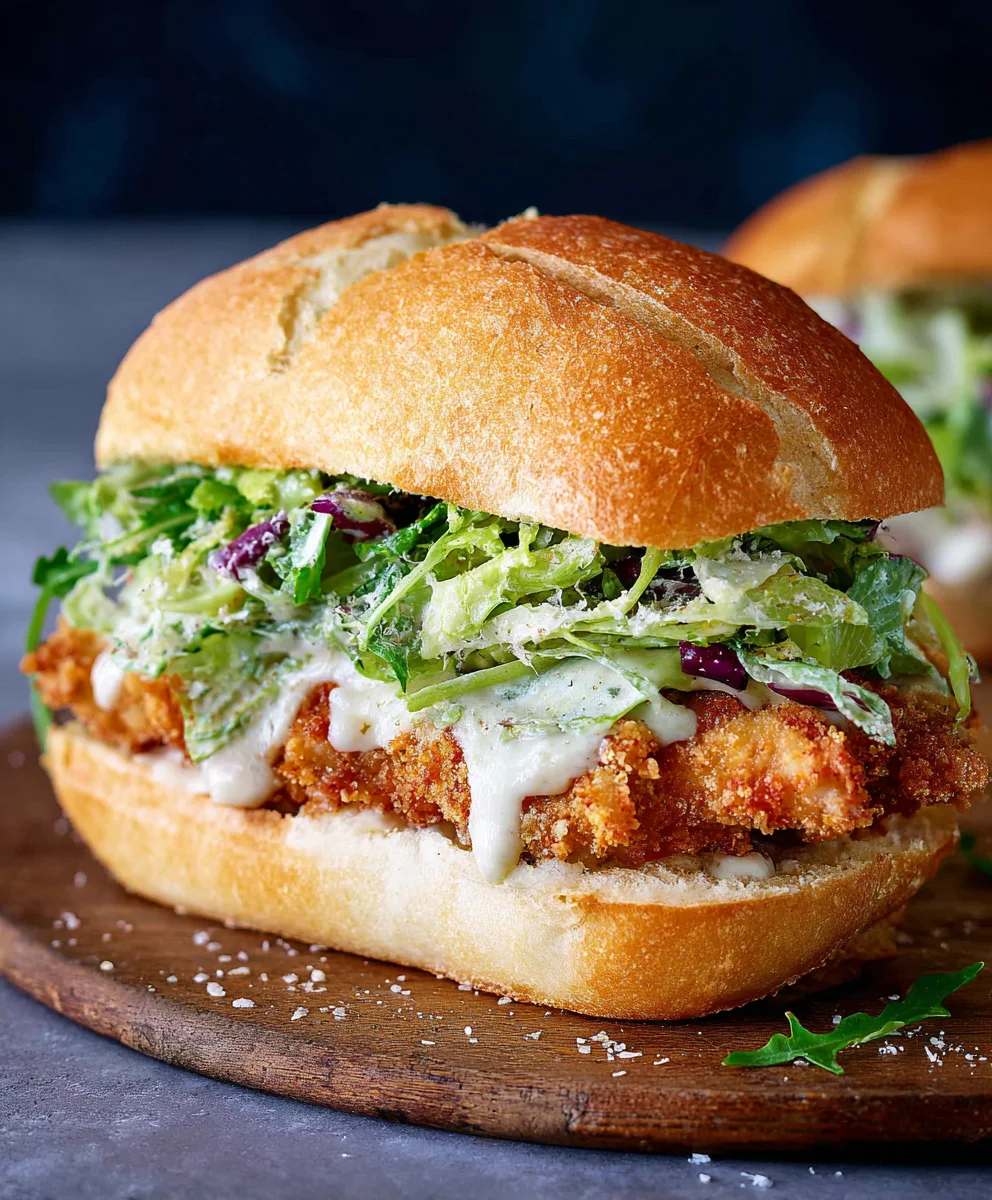 Crispy Chicken Caesar Sandwich-Ultimate Flavor