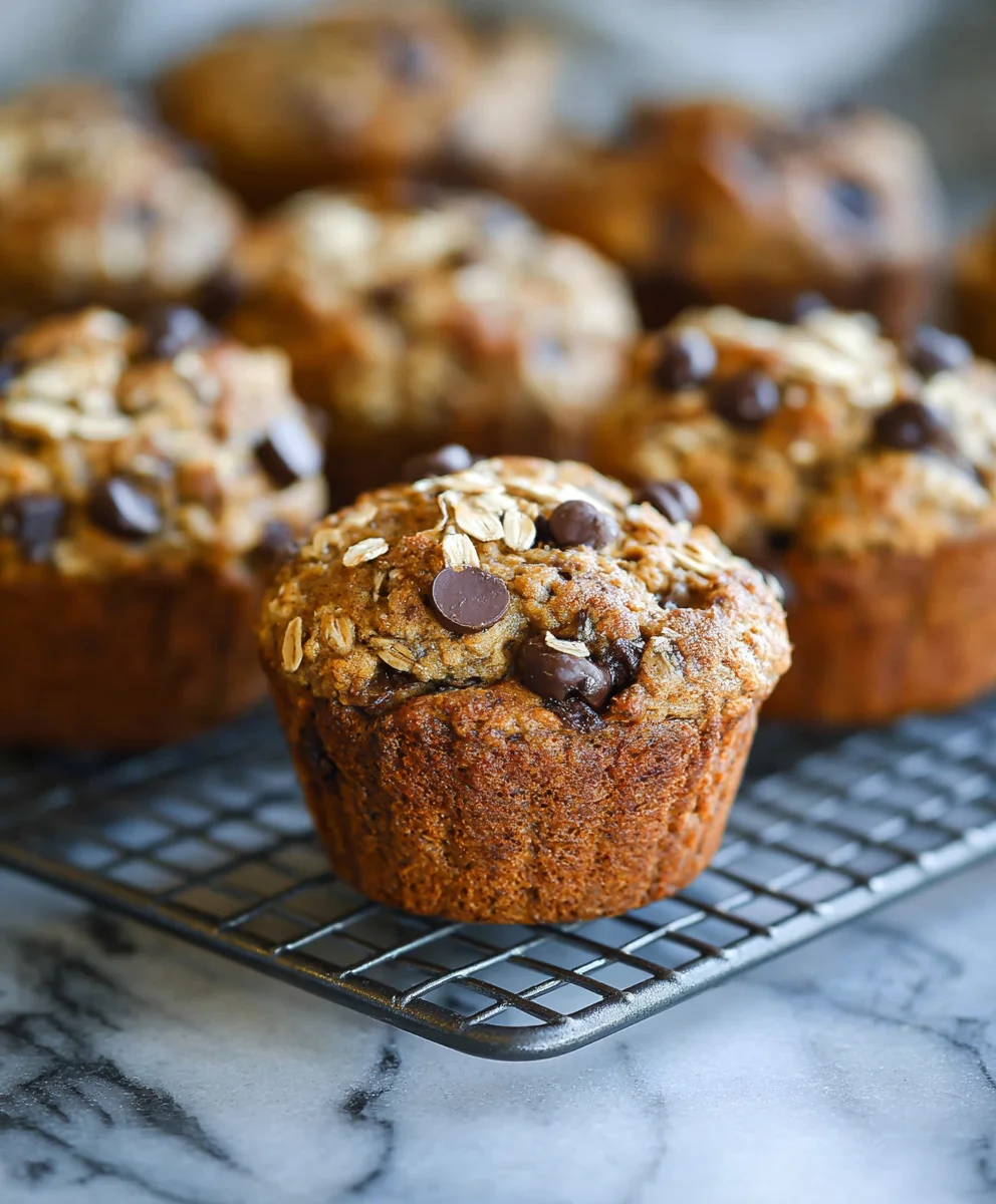 Healthy Banana Oatmeal Muffins-Quick & Easy Recipe