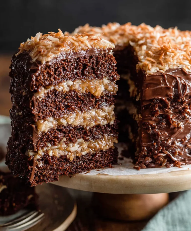 Authentic German Chocolate Cake Recipe-Rich & Decadent