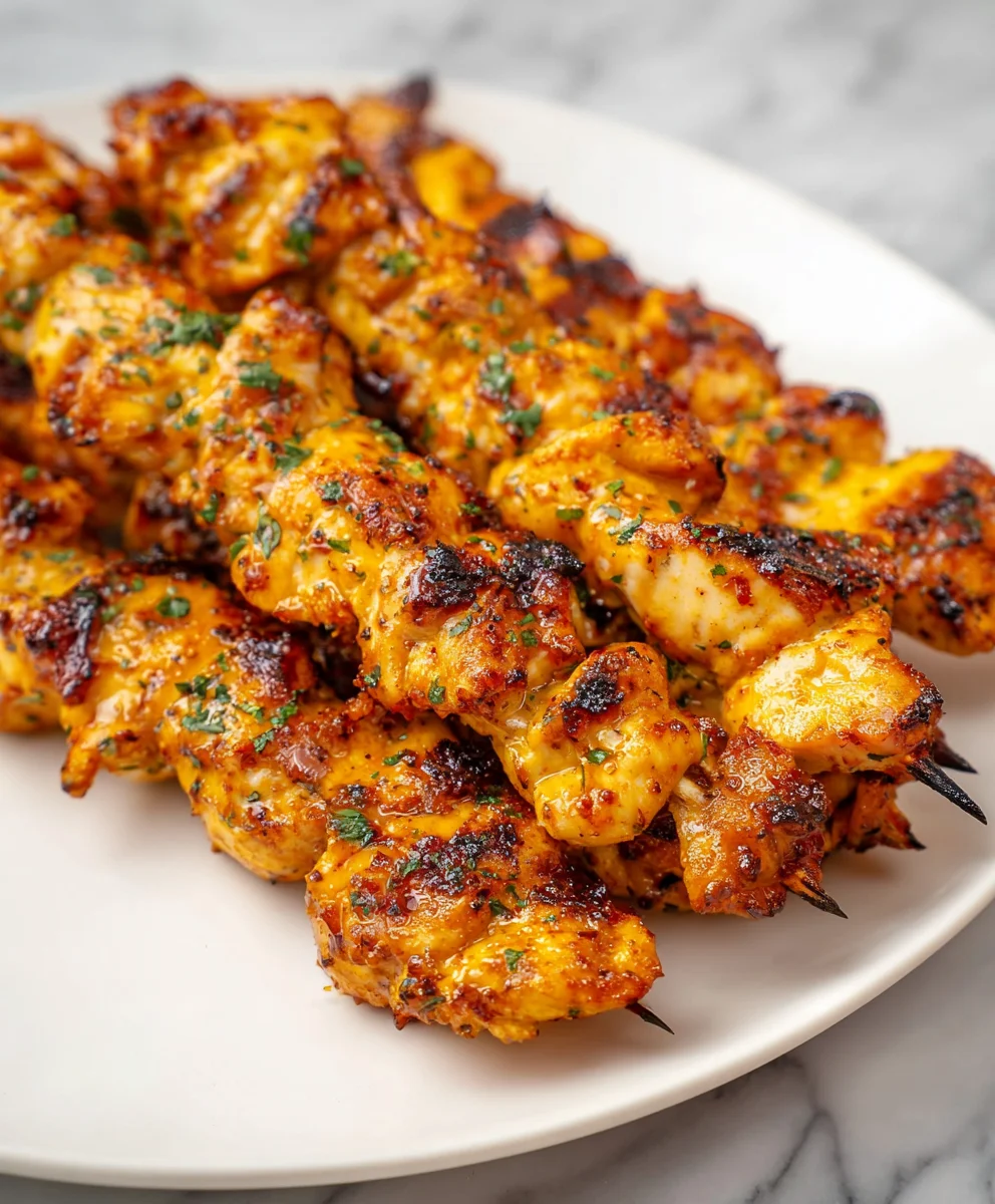 Easy Air Fryer Chicken Skewers-Quick & Delicious Recipe