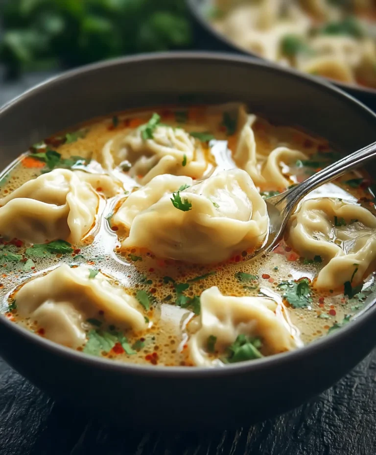 Cozy Beef Potsticker Soup – Comforting Thai Meal