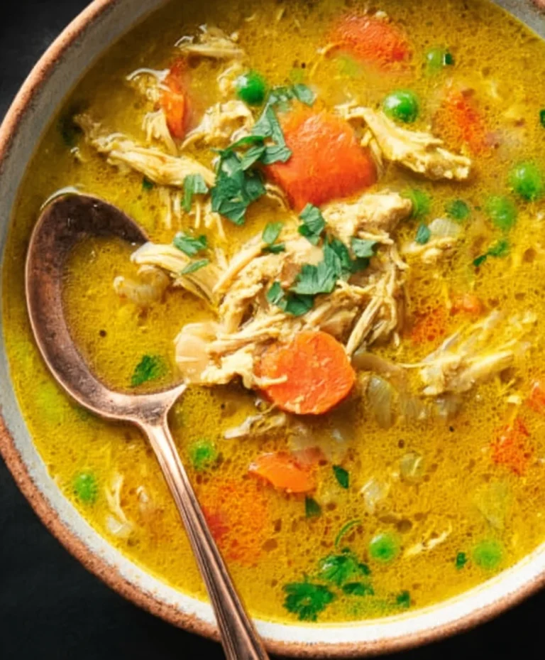 Turmeric Chicken Soup – Soothing Anti Inflammatory Recipe