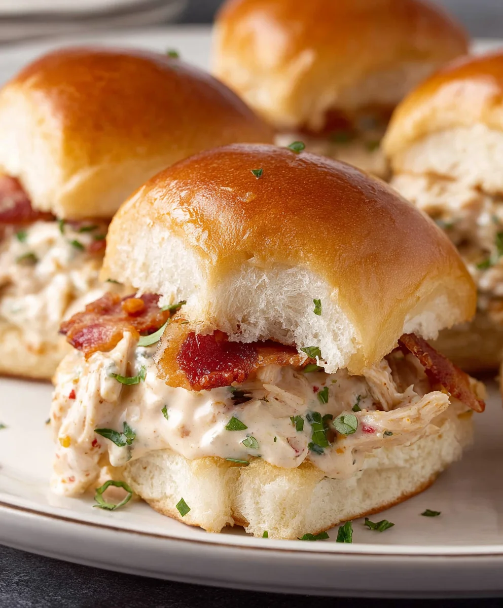 Chicken Beef Beef Bacon Ranch Sliders-Ultimate Flavor