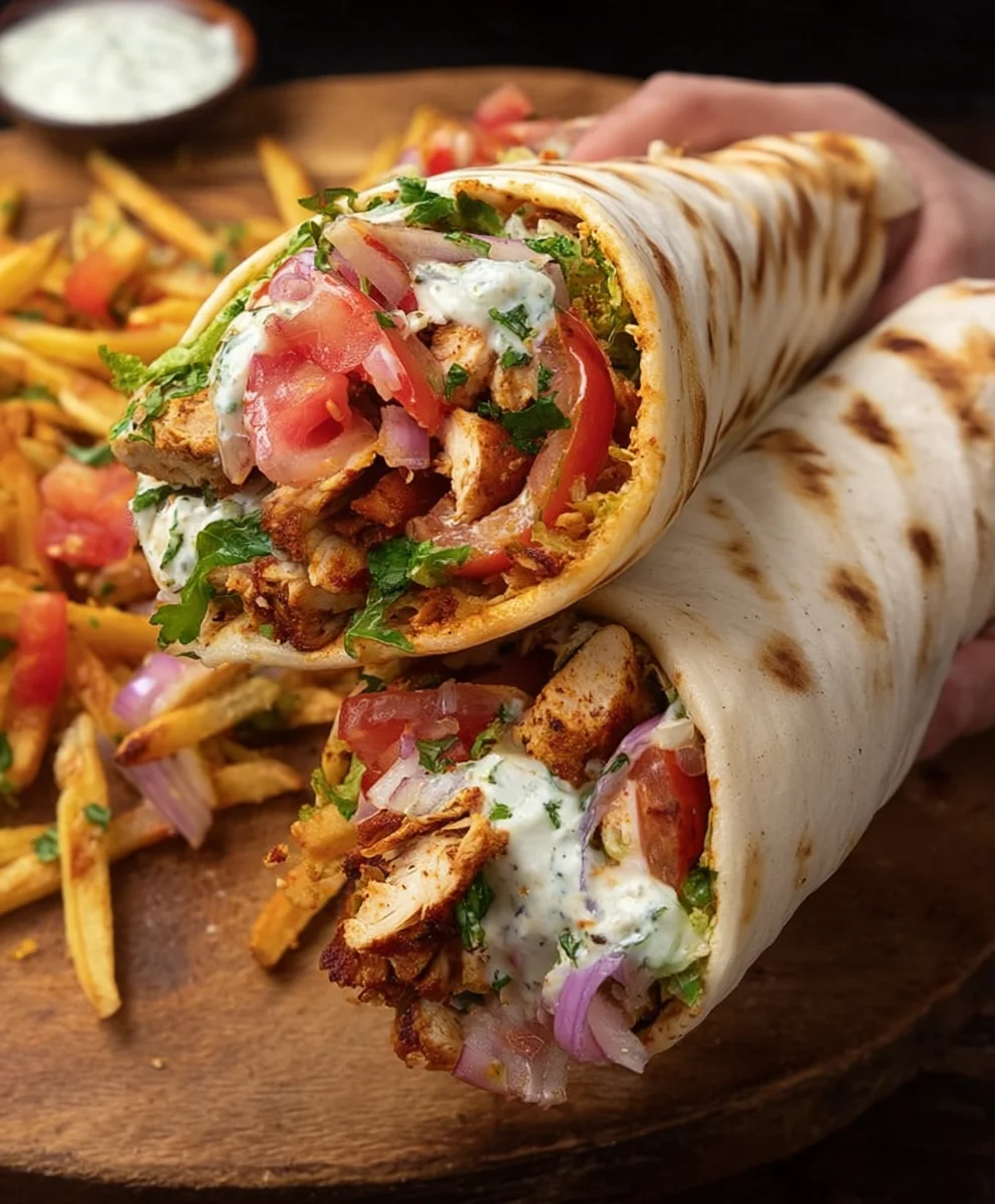 Easy Chicken Shawarma Wrap Recipe-Flavorful & Quick