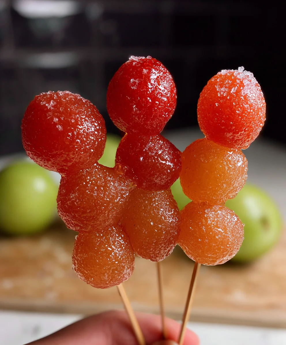 Easy Tanghulu Recipe - Delicious Candied Fruit Skewers