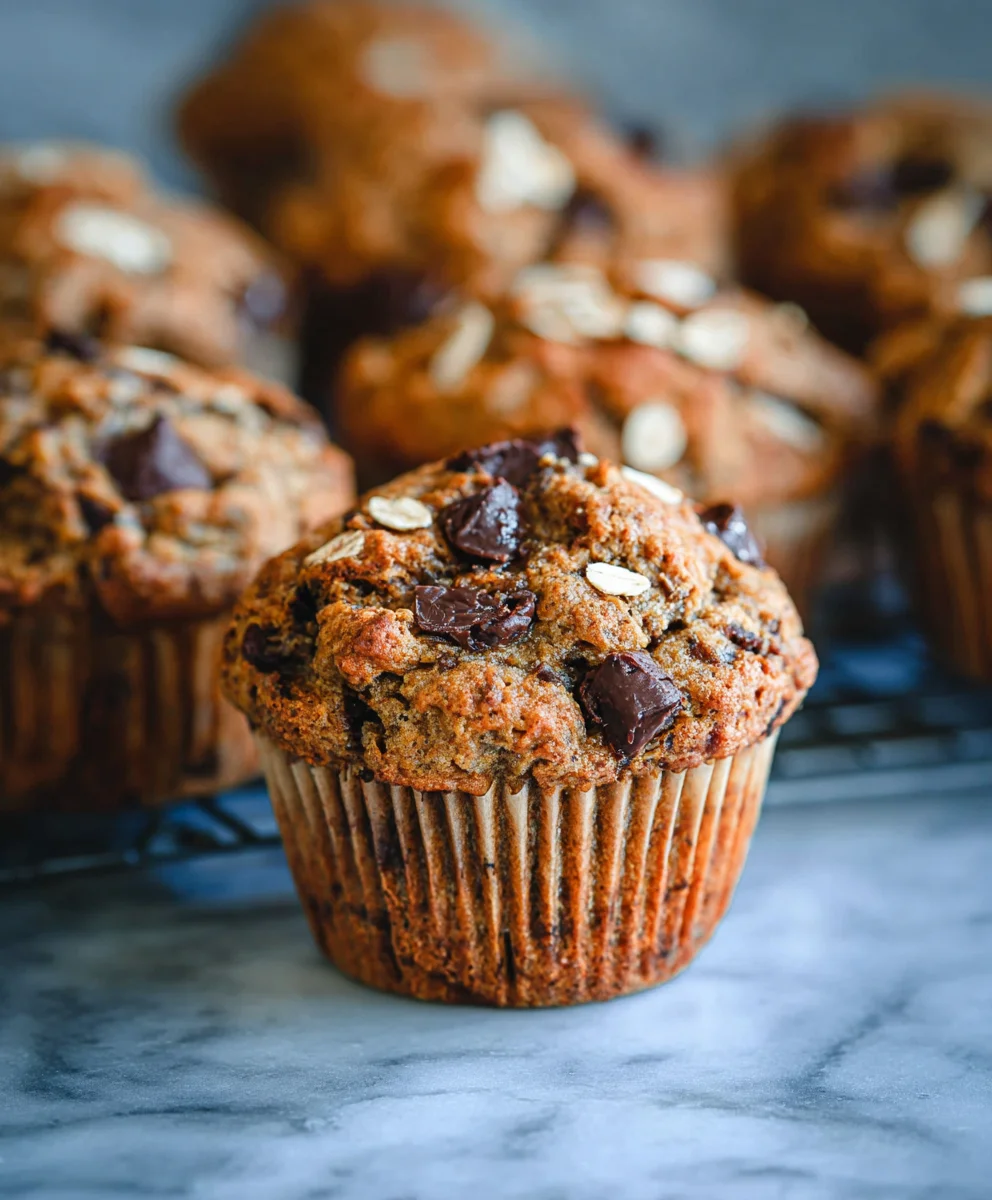 Healthy Banana Oatmeal Muffins-Quick & Easy Recipe