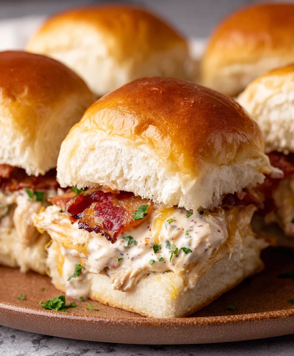 Chicken Beef Beef Bacon Ranch Sliders-Ultimate Flavor