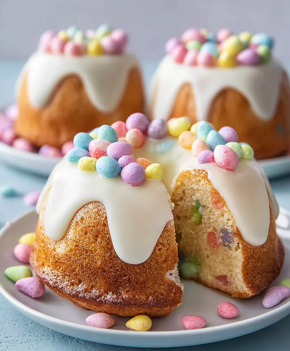 Surprise Inside Easter Bundt Cakes-Festive Sweet Treat