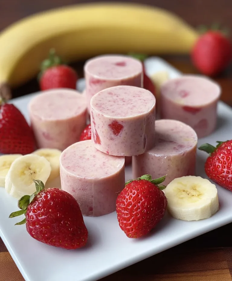Strawberry Banana Dog Smoothie Bites-Healthy Treat