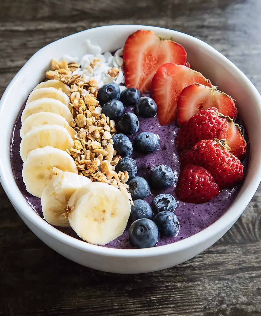 Easy Fresh Acai Breakfast Bowl Recipe - Delicious & Healthy