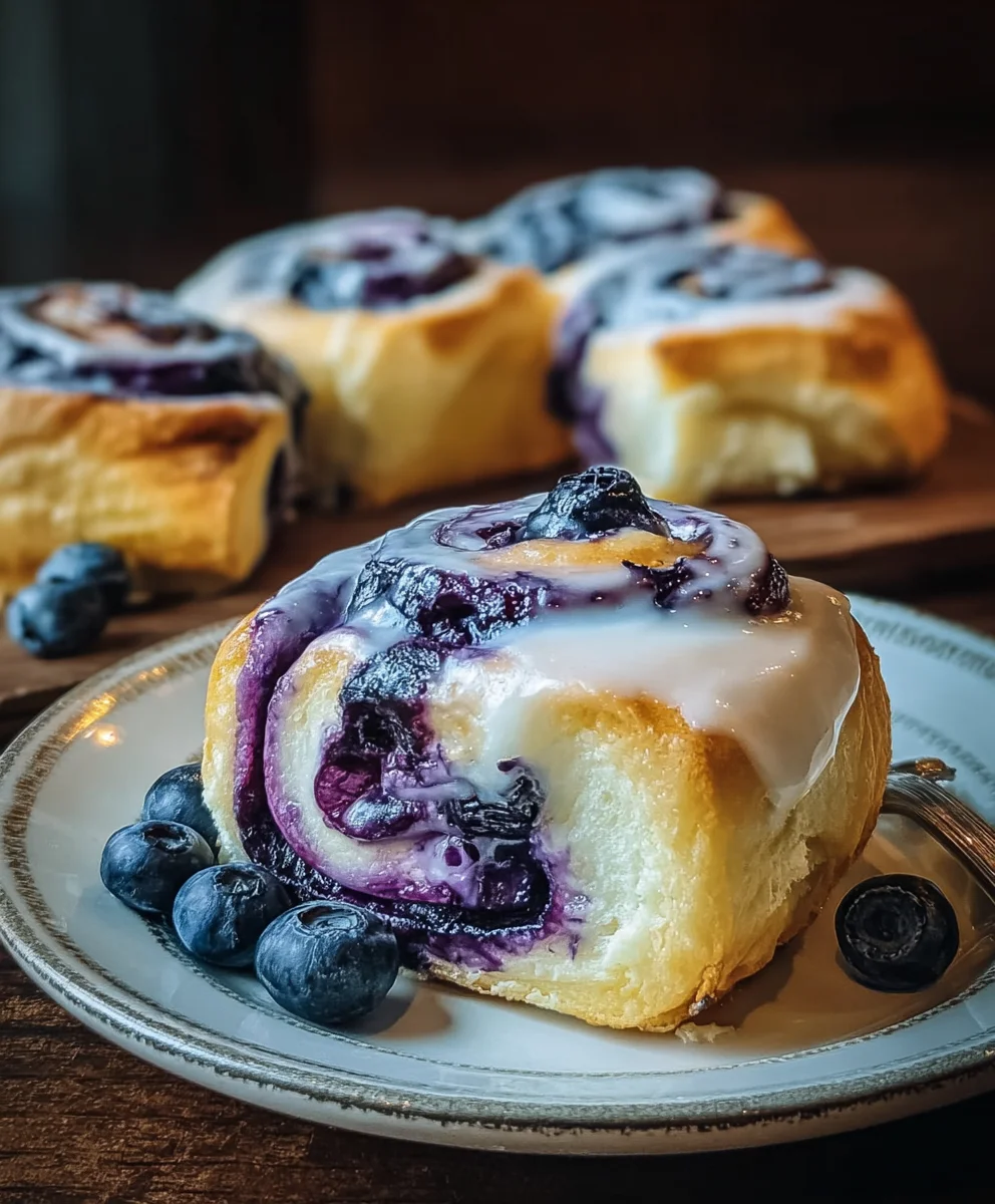 Blueberry Cheesecake Rolls-Easy Dessert Recipe