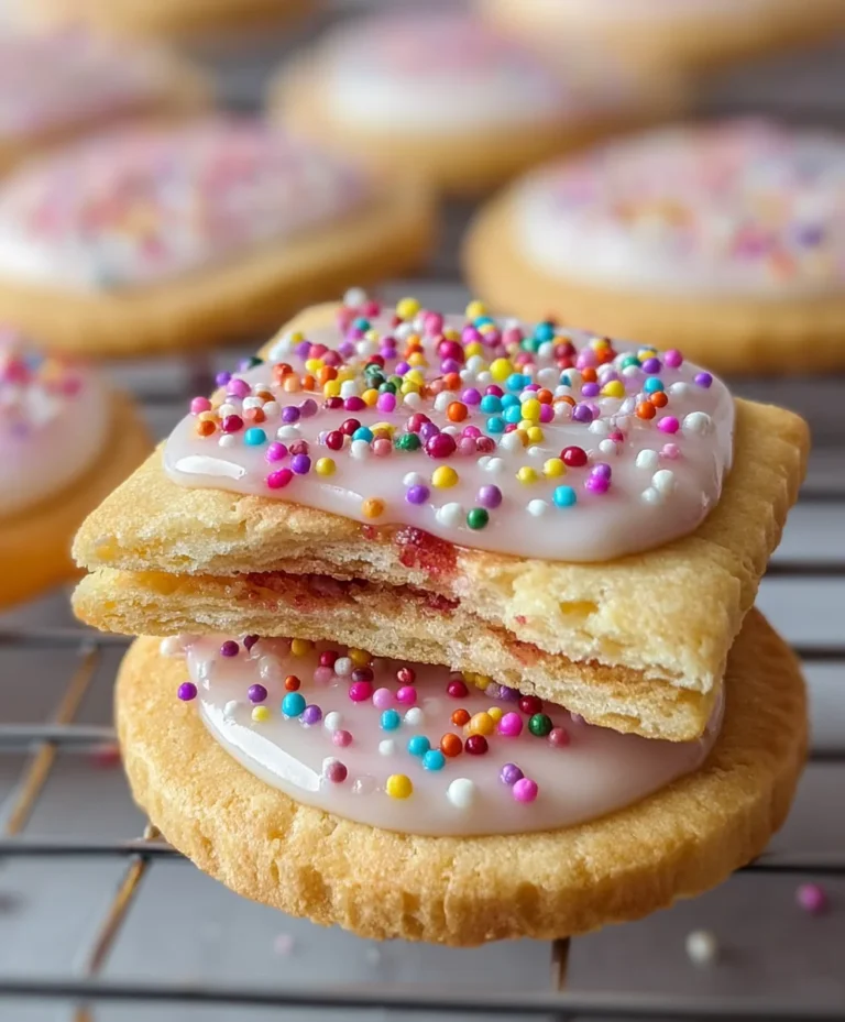 Frosted Pop-Tart Cookies-Sweet Homemade Treat
