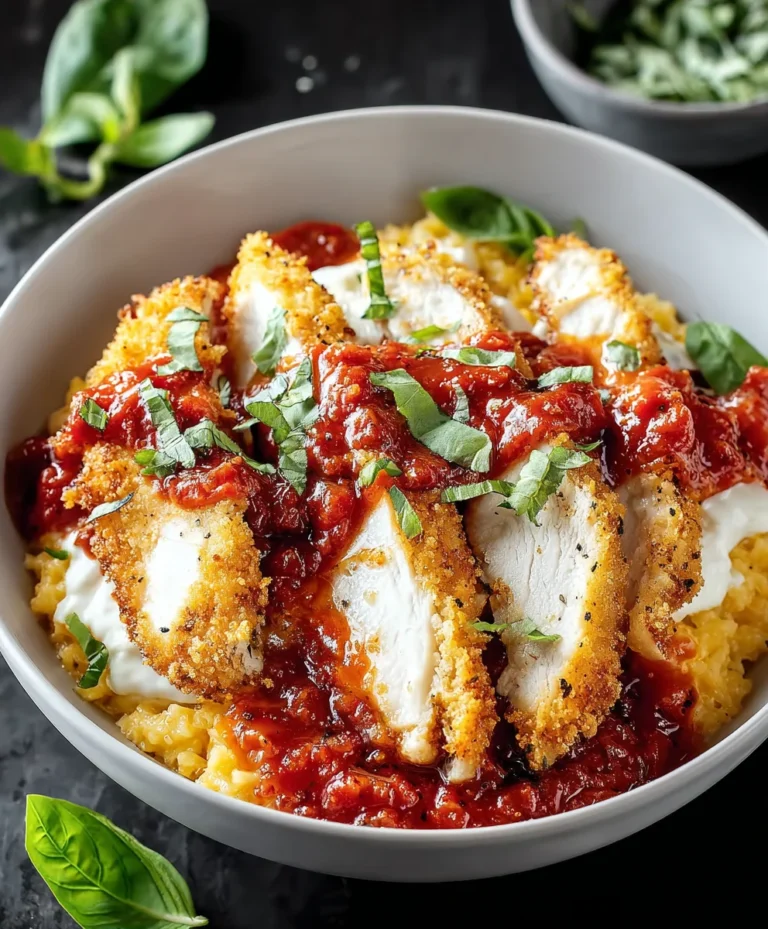 Chicken Parm Cottage Cheese Bowl- Easy & Delicious