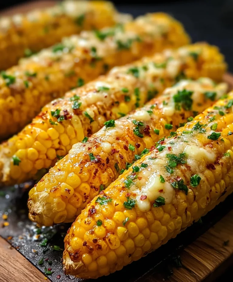 Cheesy Garlic Butter Corn on the Cob Recipe