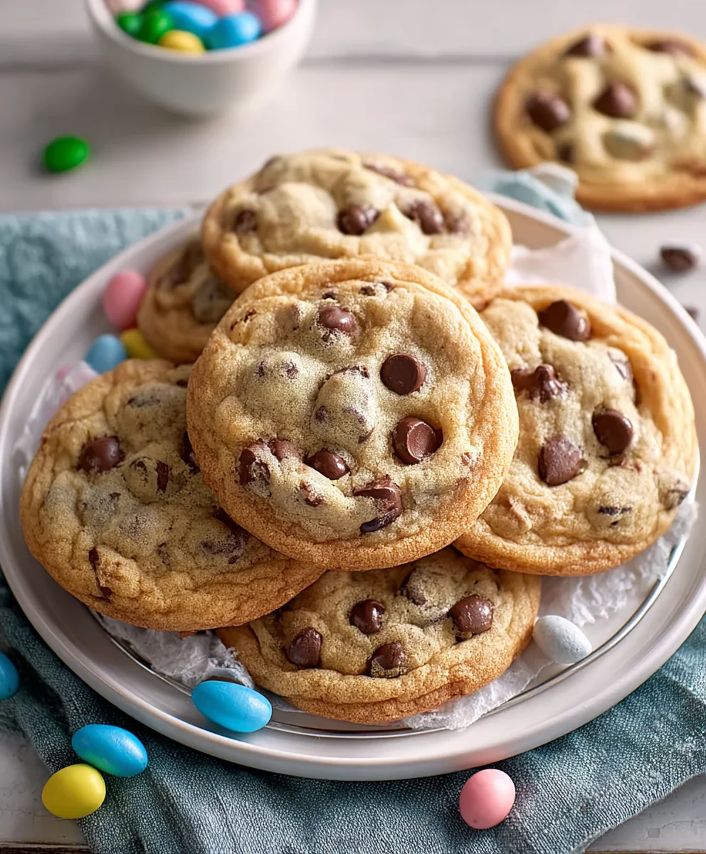 Easter Chocolate Chip Cookies-Delicious & Easy Recipe