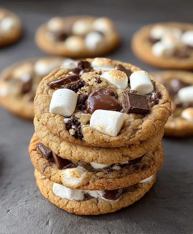 S'mores Cookies and Cream Cookies