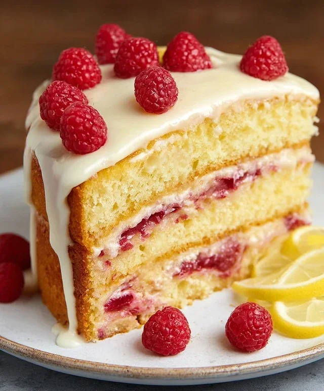 Raspberry Lemon Cake
