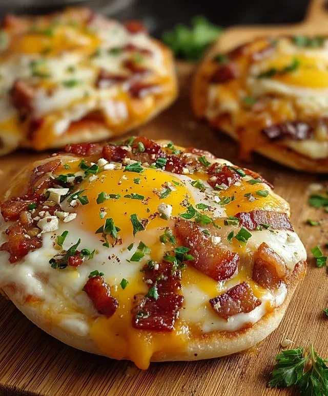 English Muffin Breakfast Pizza