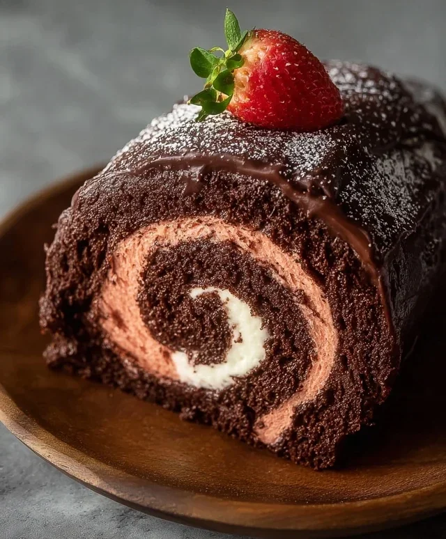 Easy Chocolate Swiss Roll