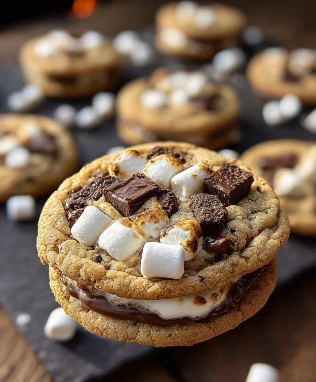 S'mores Cookies and Cream Cookies