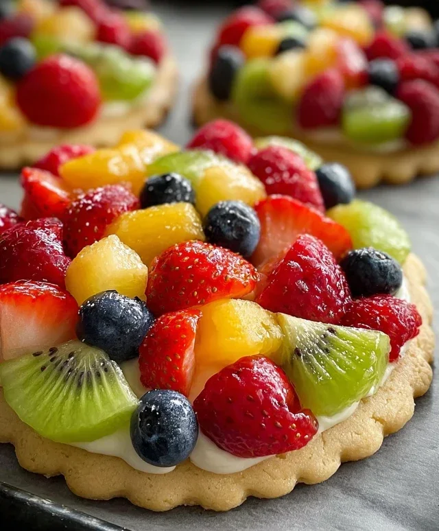 Fruit Pizza Cookies