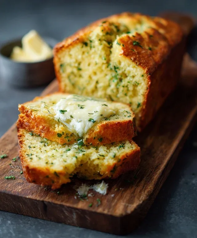 Garlic Butter Keto Bread