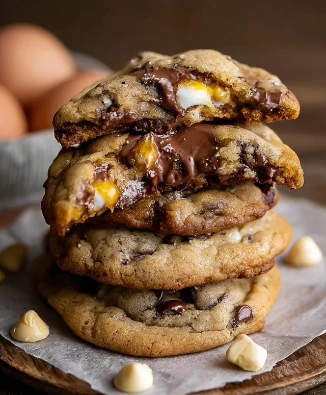 Chocolate M&M Cookies