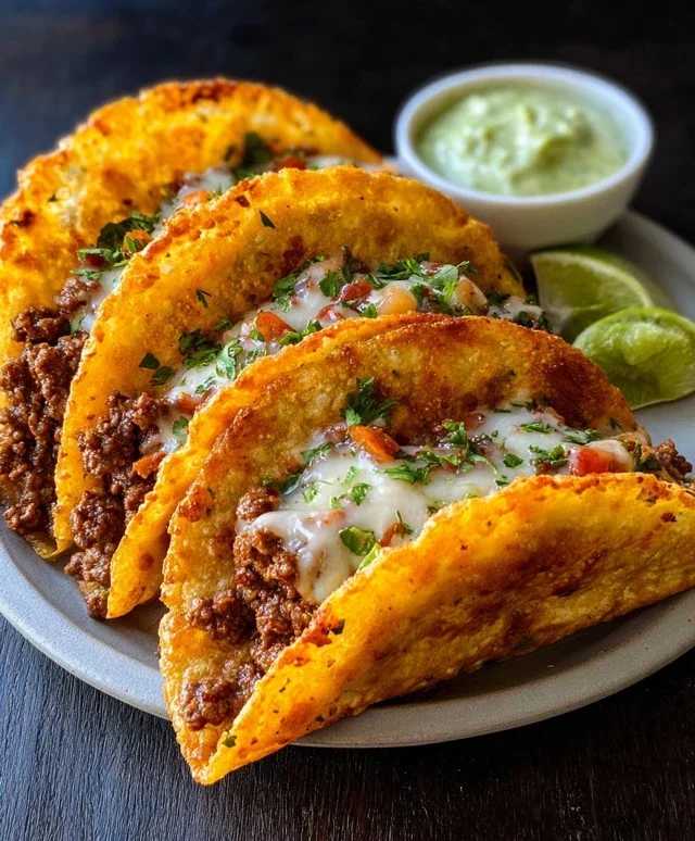 Crispy Ground Beef Tacos