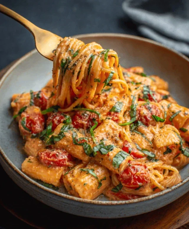Creamy Tomato Garlic Pasta