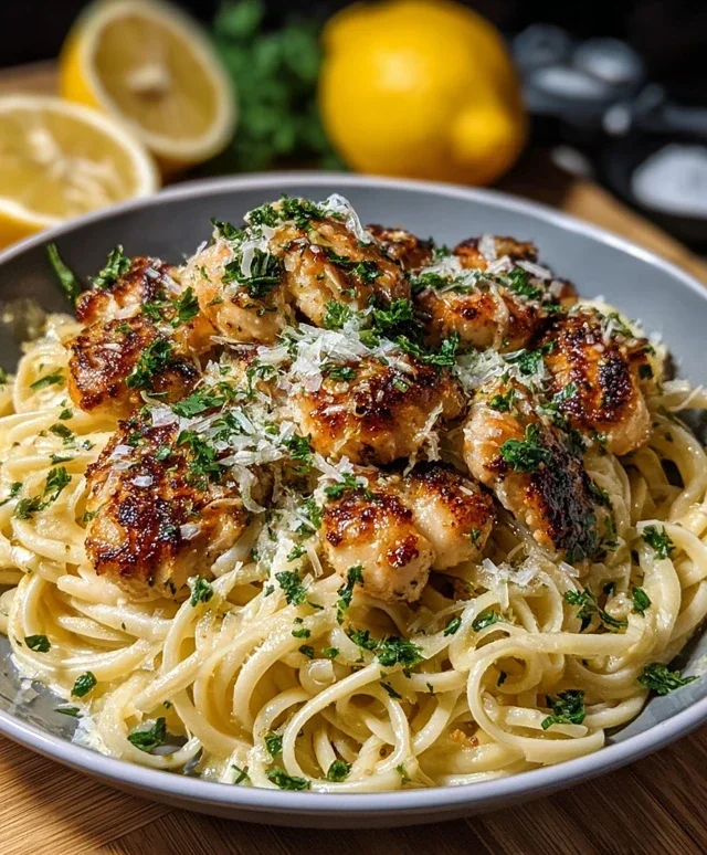 Lemon Garlic Butter Chicken and Green Beans Skillet