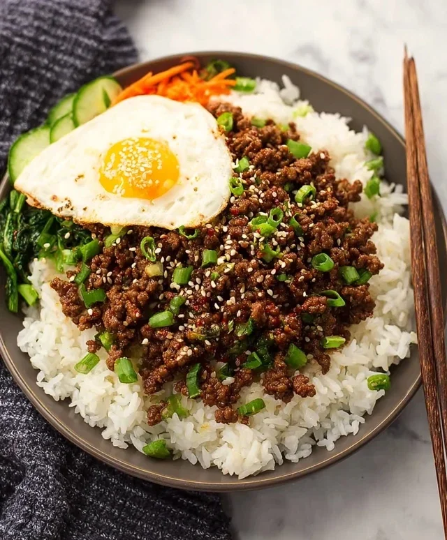 Korean Ground Beef Bowl (25-Minutes)